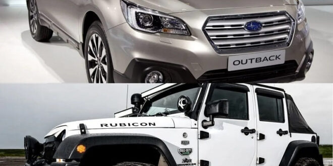 Subaru Outback Vs Jeep Wrangler Comparison