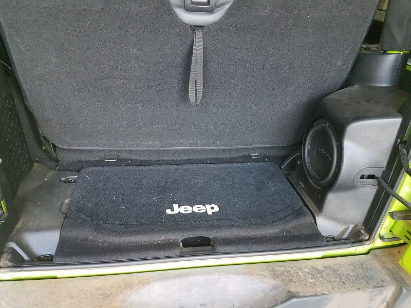 Jeep Wrangler Unlimited Subwoofer Box
